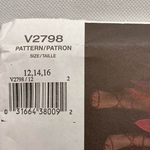 Vogue American Designer Tom and Linda Platt #V2798 Dress Pattern Sizes 12-14-16 - Picture 4 of 12